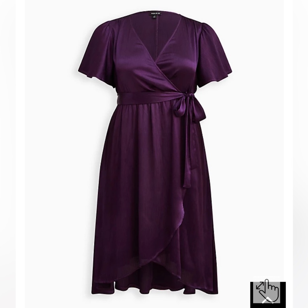 COPY - Purple dress - Torrid, Size 1 (NWT)